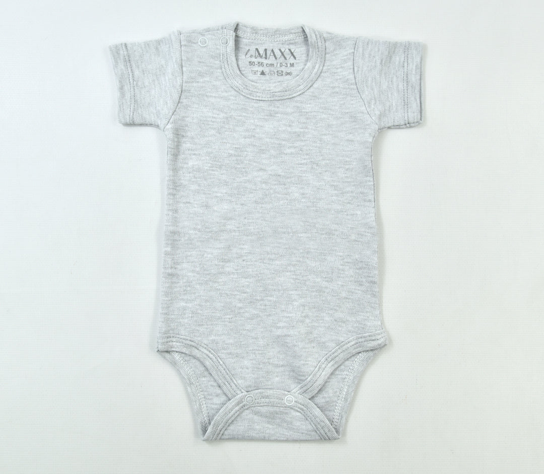 Baby Girls and Boys Short Sleeve Bodysuit 100% Cotton - 92 to 104 Size