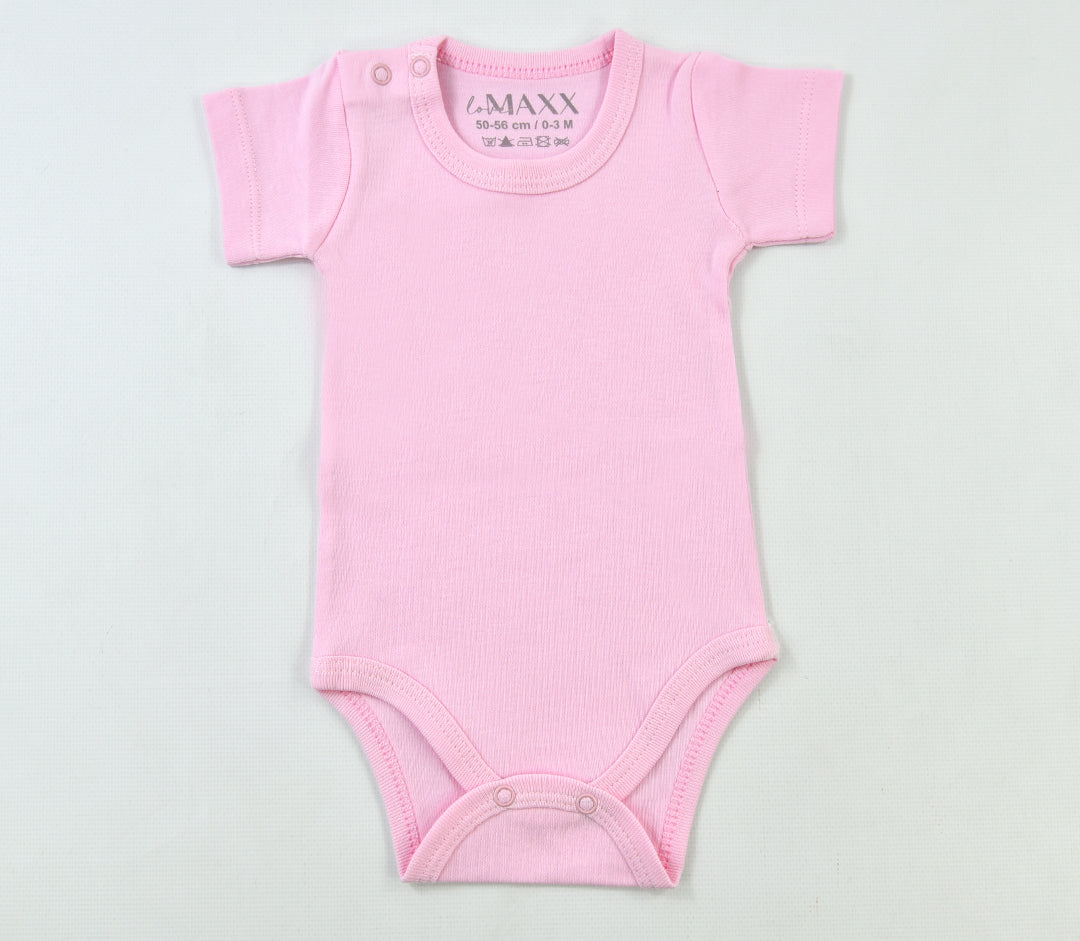 Baby Girls and Boys Short Sleeve Bodysuit 100% Cotton - 92 to 104 Size