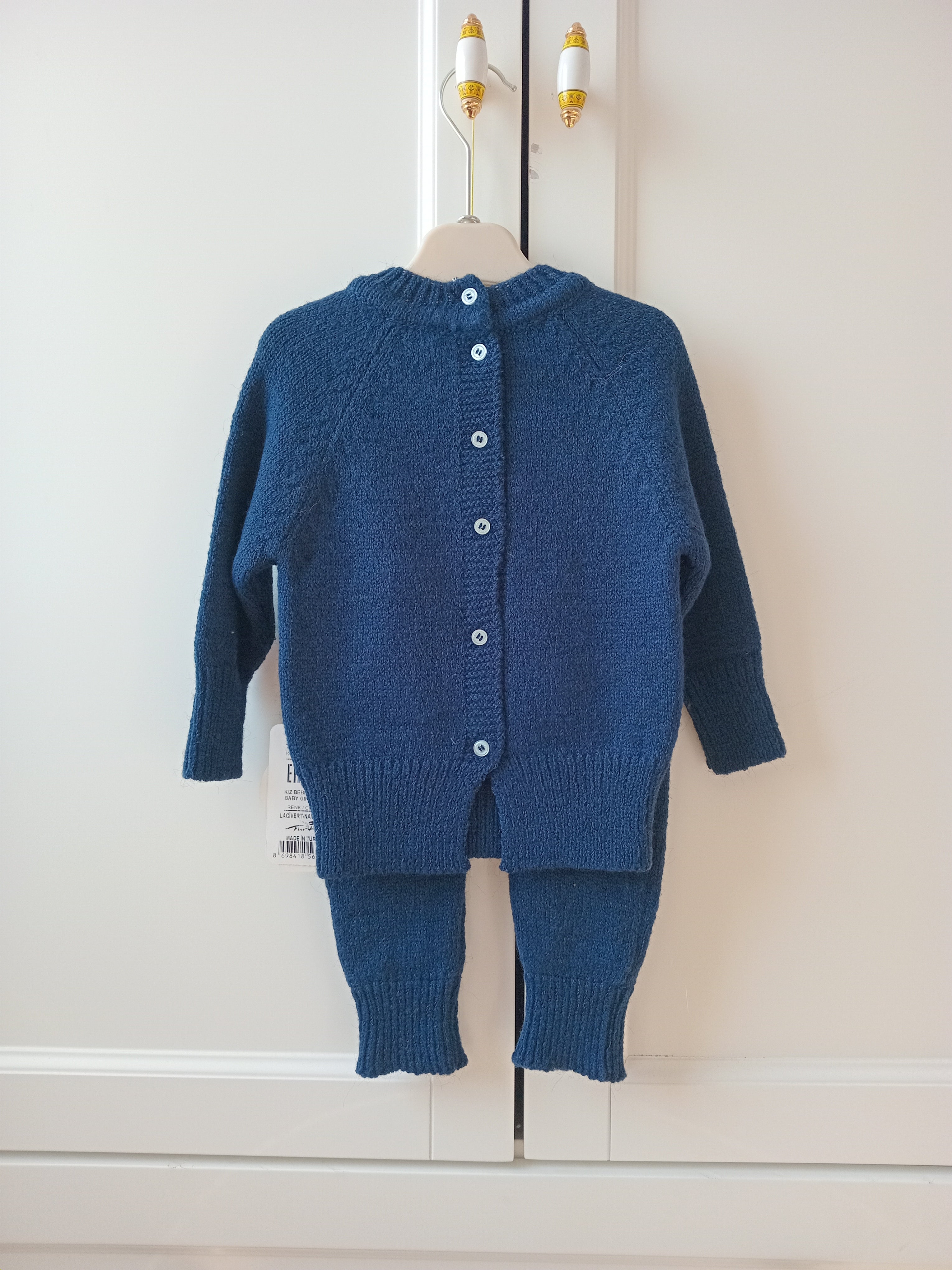 Nipperland Baby XO Strick Hose und Langarm pullover-6410.