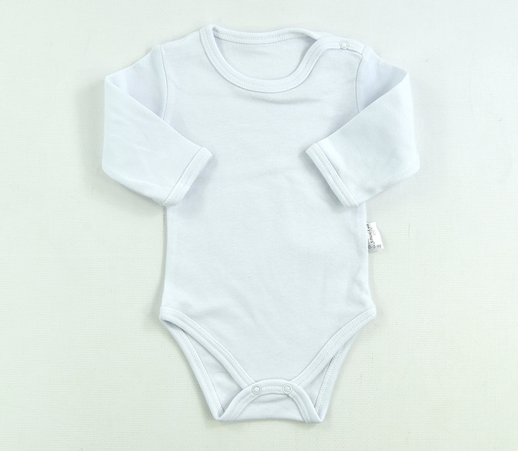 Body manches longues bébé fille et garçon 100% coton - du 80 au 104 - 10105