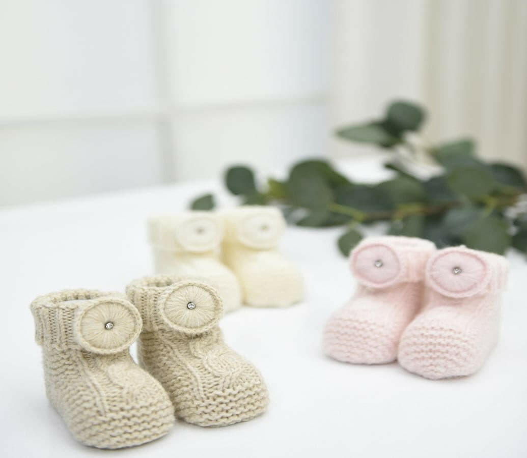 Nipperland Babyschuhe Gestrickt 2155N 0-6 M..