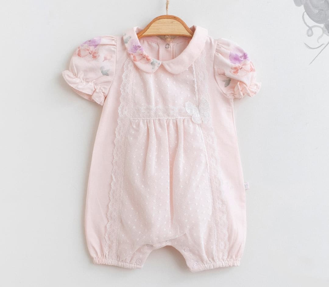 Baby Strampler in Rosa-3081MY - muffinandco