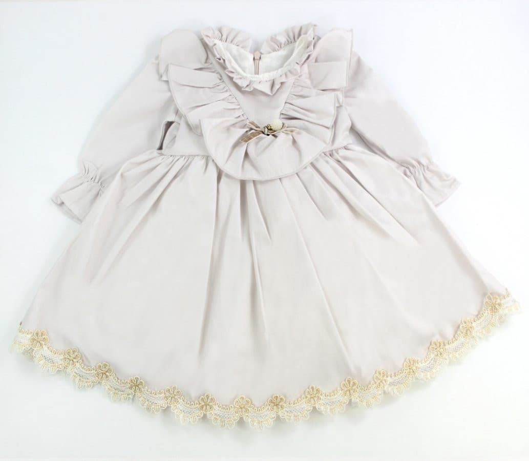 Baby Mädchen Kleid en dentelle -3102.