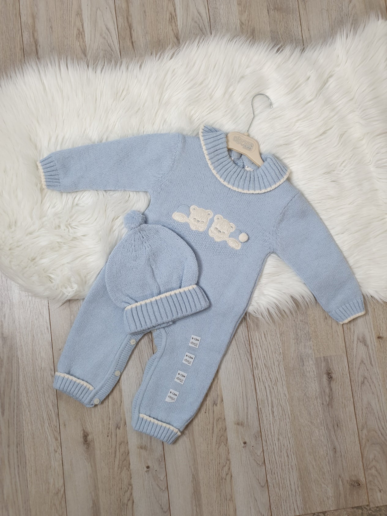 Muffinandco- Baby Strick-Overall mit Mütze-6282