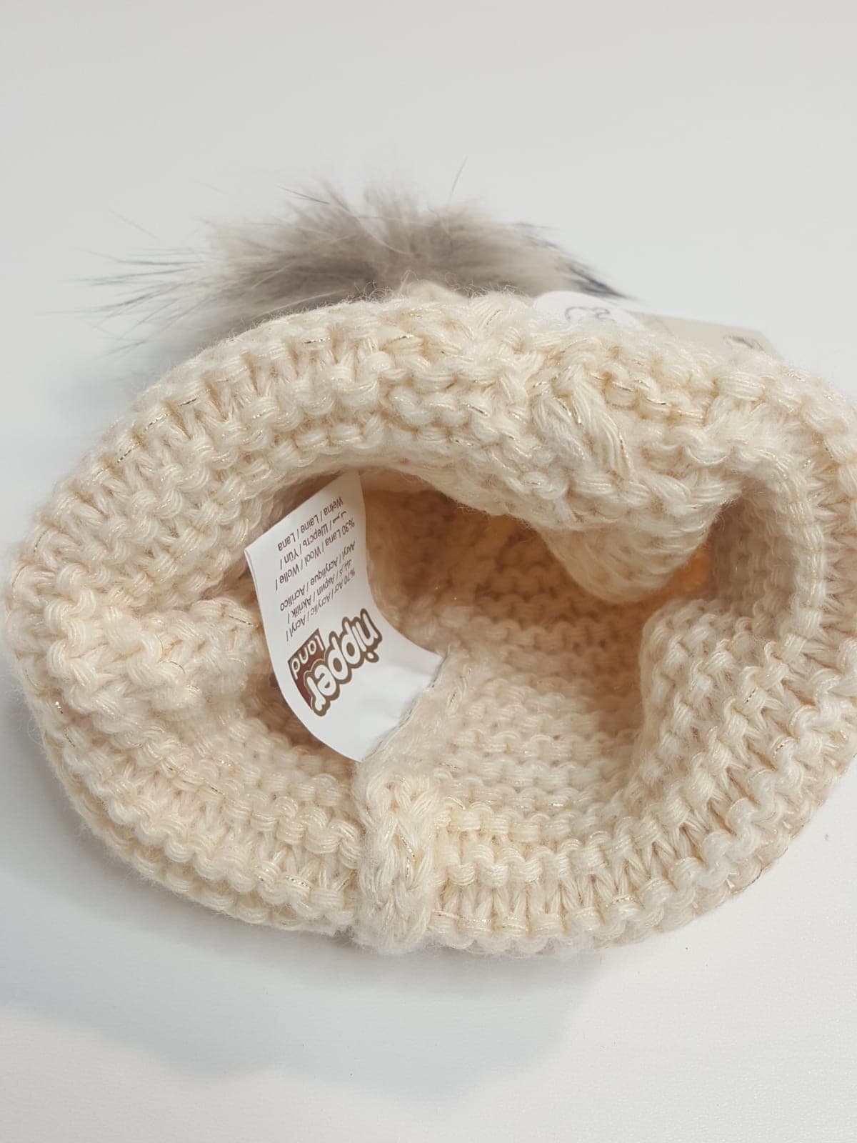 Nipper Strickmütze -6707-Beige muffinandco.